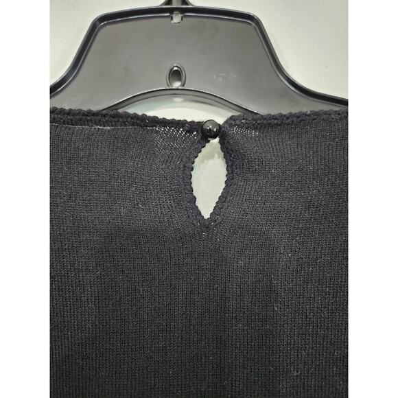 VTG Regency Collection For Joyce Gold Embellished Beaded Knit Sweater Size Small - Picture 7 of 8